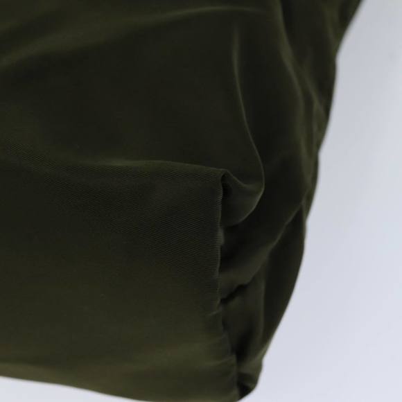 PRADA Tote Bag Nylon Khaki Auth 75638 - Picture 15 of 16
